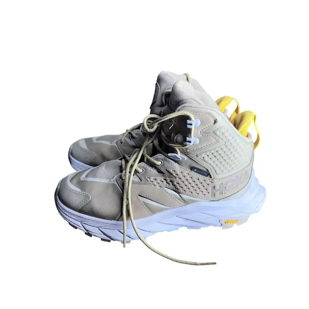 Hoka Anacapa Mid GTX Women's Hiking Boots Dune Lilac Tan Waterproof GORE-TEX